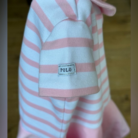 Ralph Lauren Pink Stripe Ponte Dress size 6 Months - Picture 9 of 11